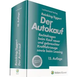 Der Autokauf, Fachbücher von Kurt Reinking, Christoph Eggert