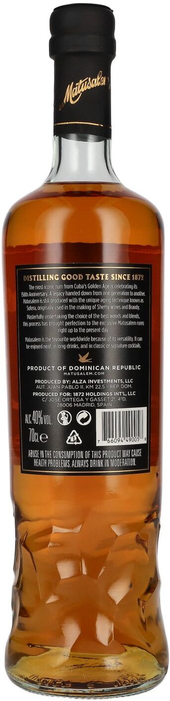 Ron Matusalem 7 Solera Blender Rum 40% Vol. 0,7l