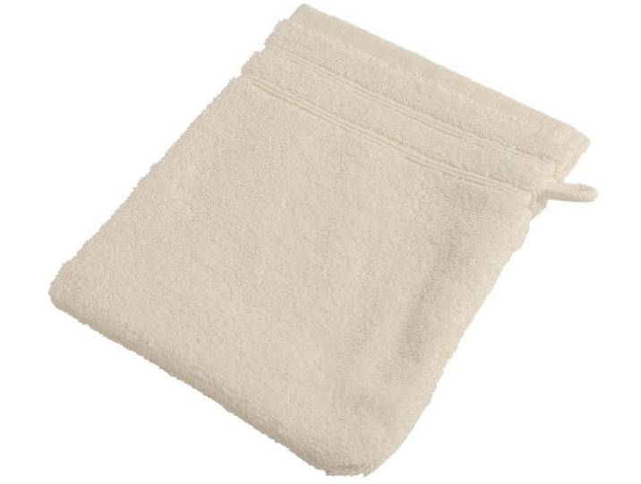 Waschhandschuh WEWO FASHION 9518W , beige (ecru), B:16cm L:21cm, Frottee, Waschlappen, Waschhandschuh, saugstark