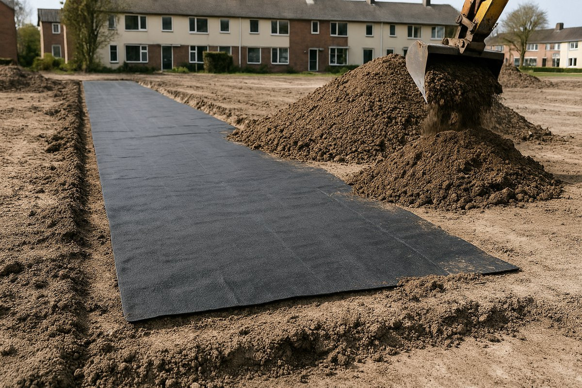 Anti worteldoek gronddoek 5 x 4,20 m - 225 g/m²