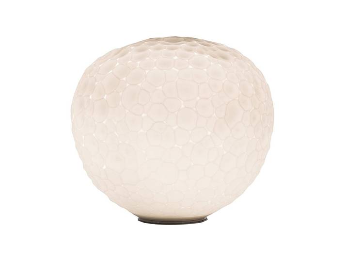 ARTEMIDE lampe de table METEORITE 48 (Ø 48 cm - Verre soufflé, technopolymère, acier)