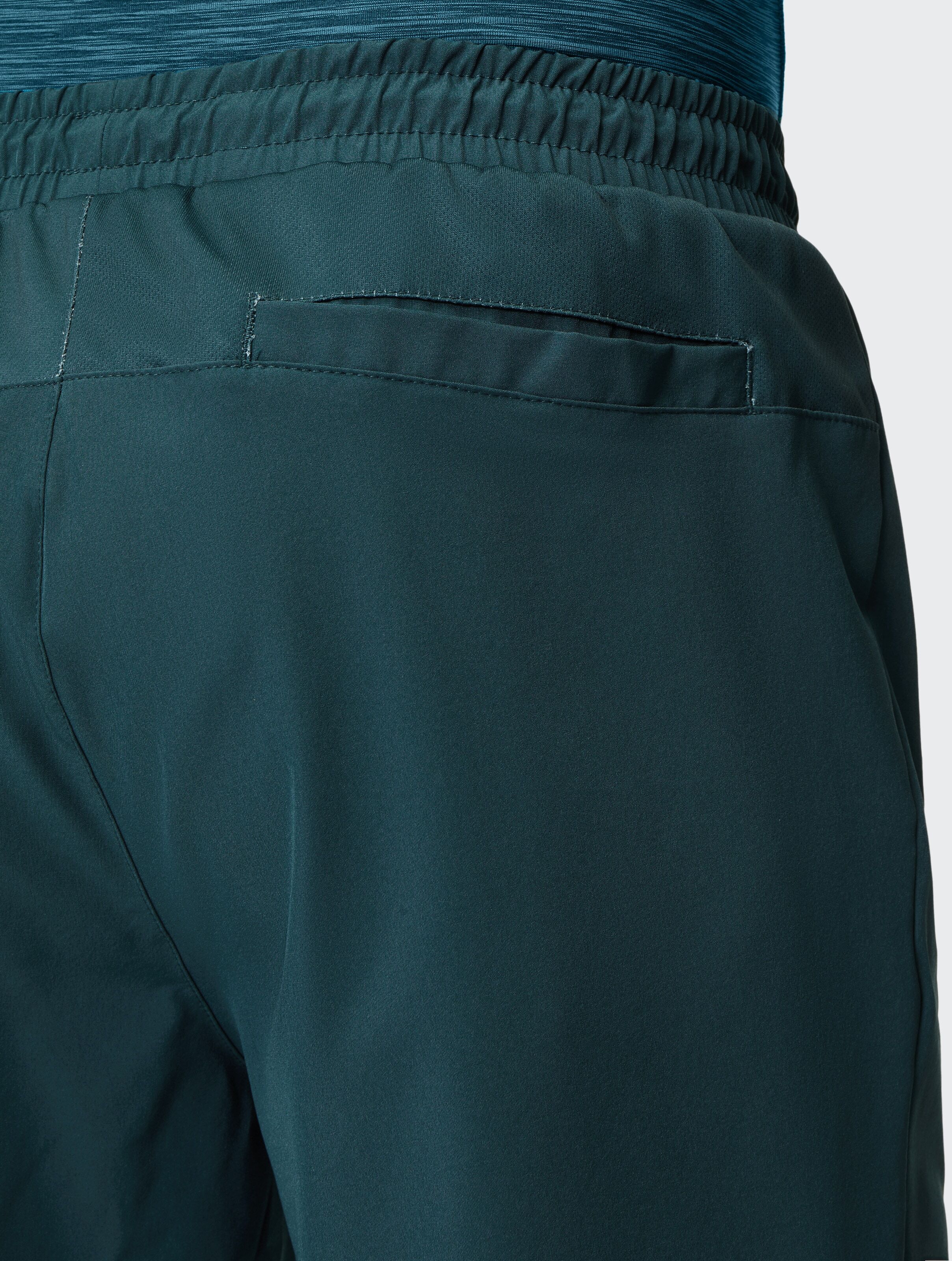 Shorts JOY SPORTSWEAR "SHORTS MAREK", Herren, Gr. 58, N-Gr, blau (schwarz teal), Obermaterial: 90% Polyester, 10% Elasthan, Hosen Shorts, sportlicher Stil, für Sportmode und Freizeitaktivitäten schwarz teal 58, N-Gr