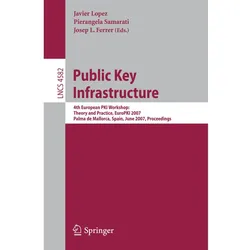 Public Key Infrastructure, Fachbücher von Pierangela Samarati, Javier Lopez, Josep L. Ferrer