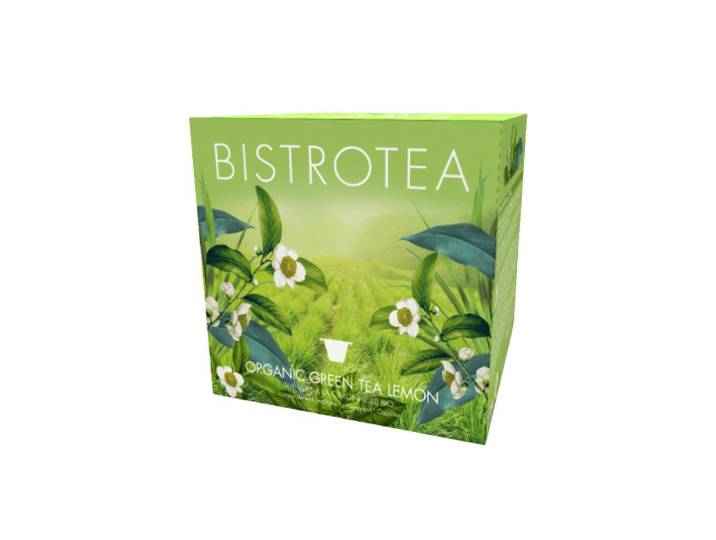 Bio-Teekapseln für Nespresso®-Maschinen Bistro Tea Green Tea Lemon, 50 Stk.
