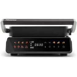 Hisense HCG2000D Kontaktgriller/Plattengriller mit 2000W, Kontaktgrill