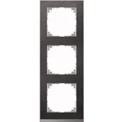 M-Pure Decor-Rahmen 3fach (Schiefer/aluminium)