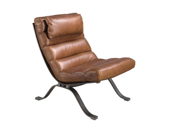 Angel Cerda Angel Cerdá Ledersessel dunkelbraun, Braun, Metall, Füllung: Polyurethan (PUR),Polyurethan (PUR),Polyurethan (Pur), Organisch,Organisch, 66x90x96 cm, Wohnzimmer, Sessel, Polstersessel