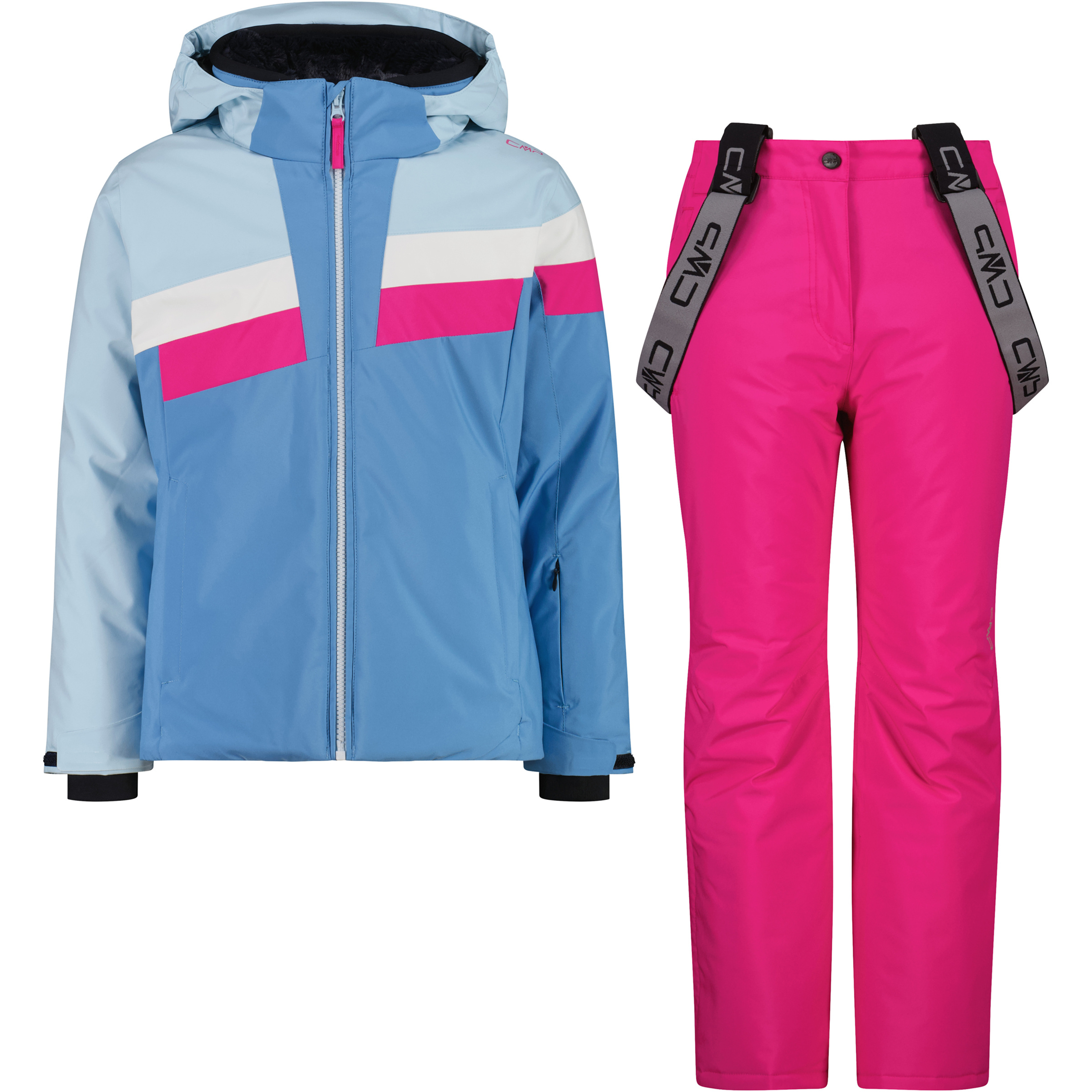 CMP Ski Set Kinder Overalls blau Größe 176 Skifahren