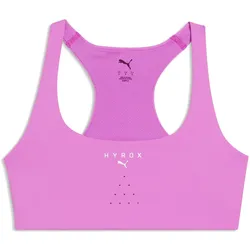 PUMA x Hyrox Tech Mid Support Sport-BH Damen 73 - electric orchid/small cat S