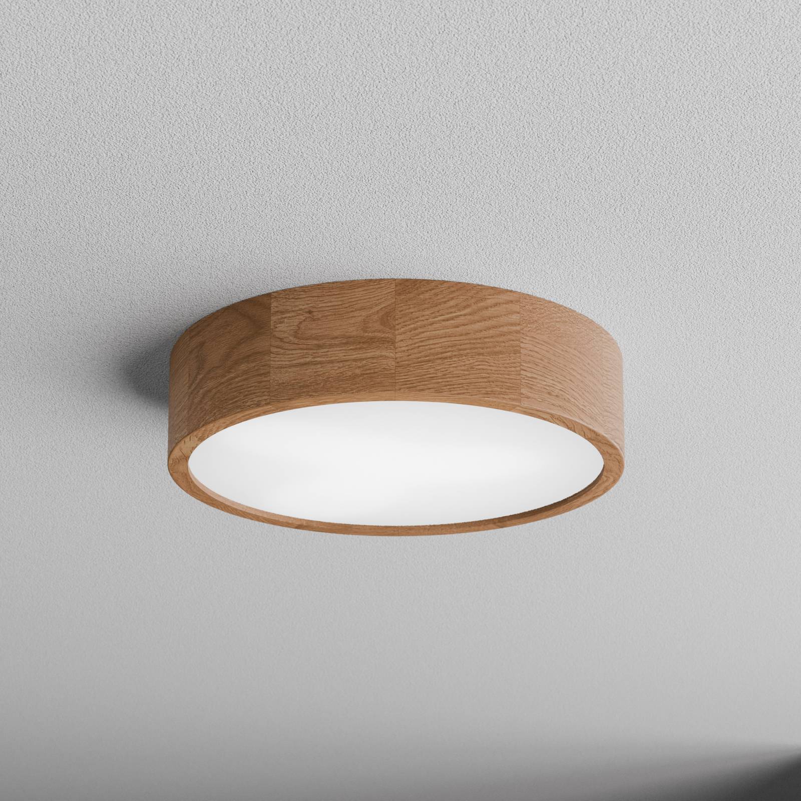 Lampa sufitowa Cleo DR375 TEMAR LIGHTING, możliwość ściemniania, jasne drewno, łazienka, drewno