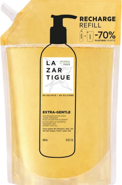 Lazartigue Extra Gentle Champô Family Recarga 500ml