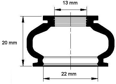 A.B.S. Verschluss-/schutzkappe 279023