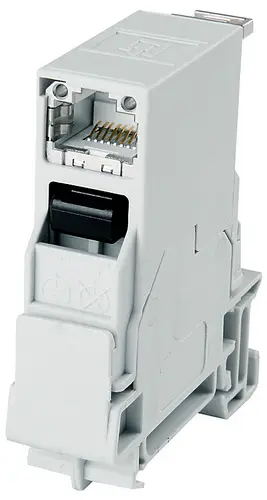 Telegärtner 100007435 100007435 STX Tragschienen-Verbinder RJ45