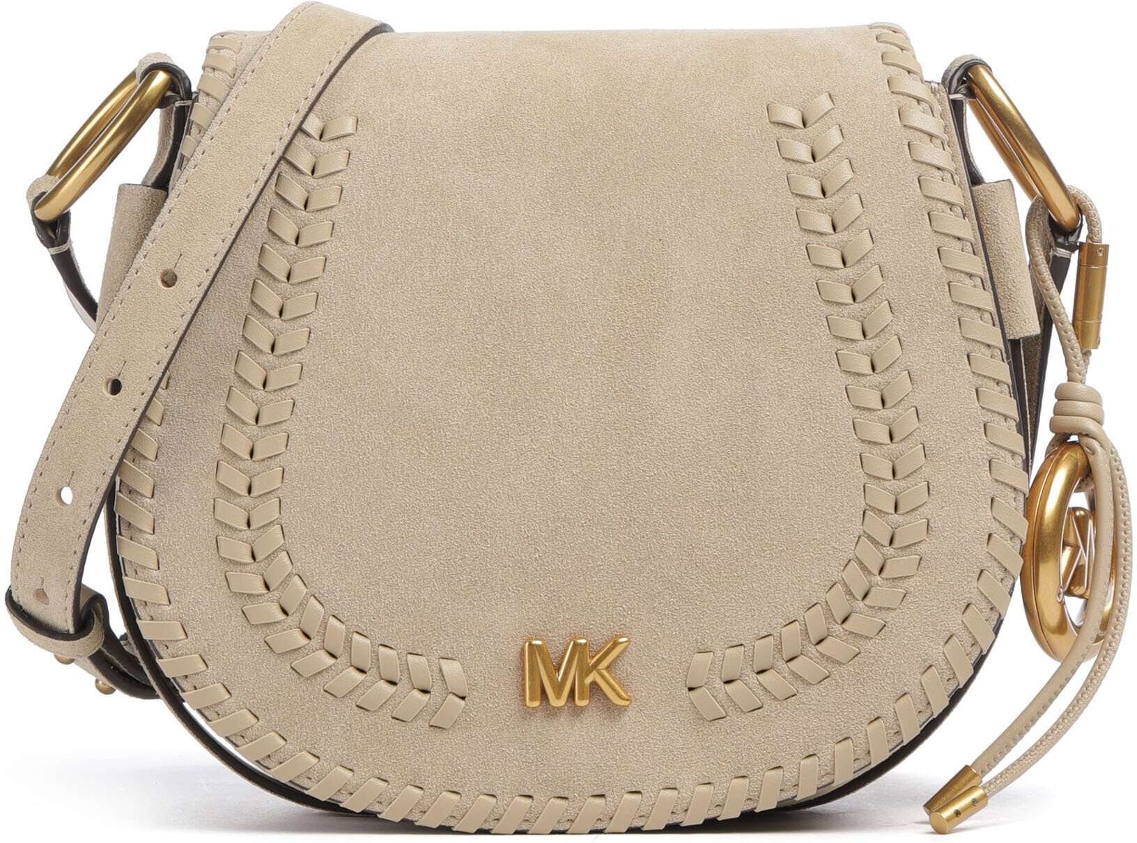 Michael Kors Josie Umhängetasche aus Leder, beige
