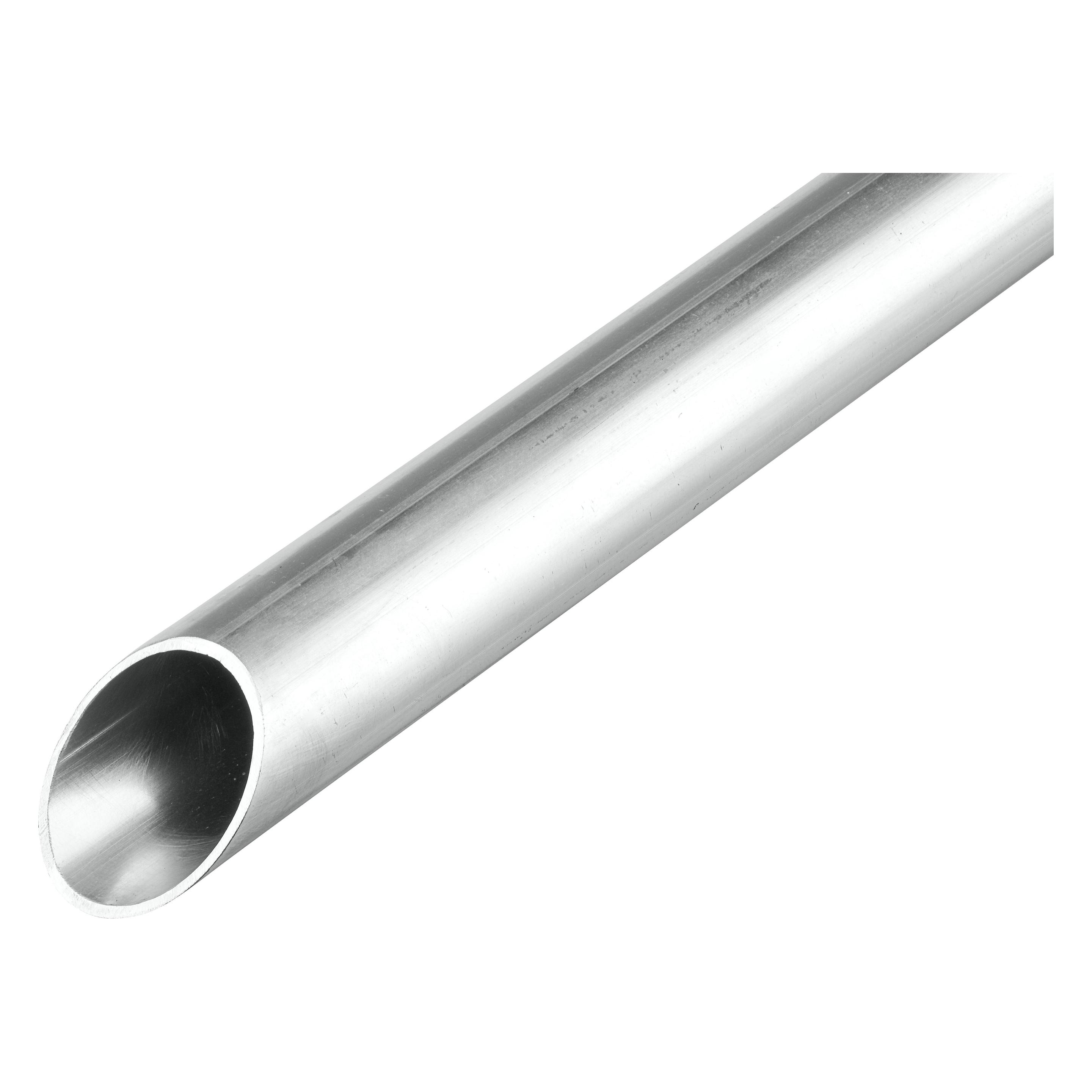 Fränkische Rohrwerke Aluminium-Steckrohr M25 ohne Muffe (Kabelschlauch, 300 cm) (20910025)