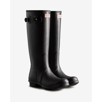 Gummistiefel HUNTER "Original Tall", Damen, Gr. 37, Synthetik, schwarz, Schuhe Gummistiefel, wasserdicht