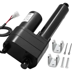 VEVOR 12-V-Linearantrieb, 200 mm Linear Actuator, 9000 N Linearmotor, IP65, 5 mm/s, Lineartechnik-Aktuatoren mit Montagehalterungen für Industriemaschinenbehälter, Schwerlasthebesysteme