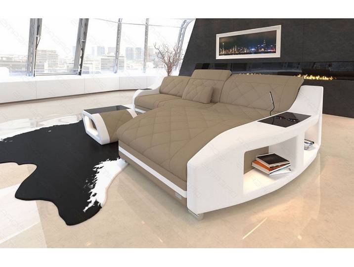 Couch Swing L-Form in Stoff