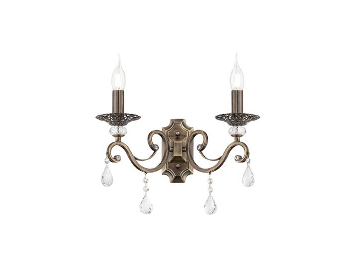 Design Wandlampe „Grace“ Bronze Bronze, Transparent Maytoni