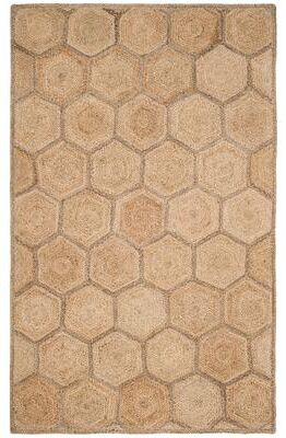 SAFAVIEH Handmade Natural Fiber Kika Honeycomb Jute Rug