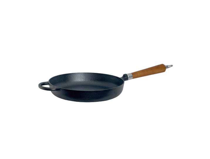 Ronneby Bruk Bratpfanne, Braun, Schwarz, Holz, Metall, 28x9.5x57 cm, Kochen, Pfannen, Bratpfannen
