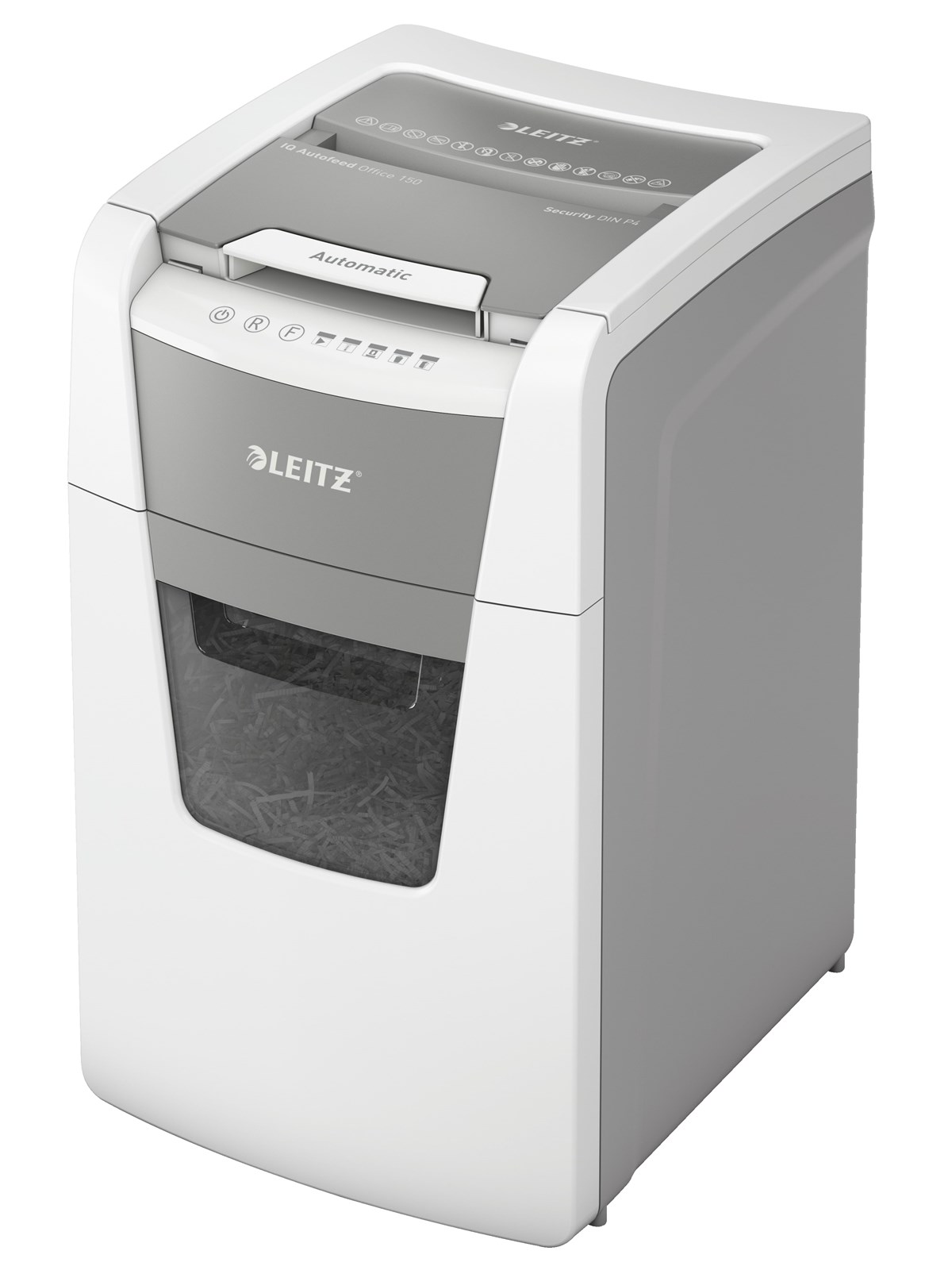 Leitz IQ Autofeed Office 150 Automatischer Aktenvernichter Partikelschnitt, P4