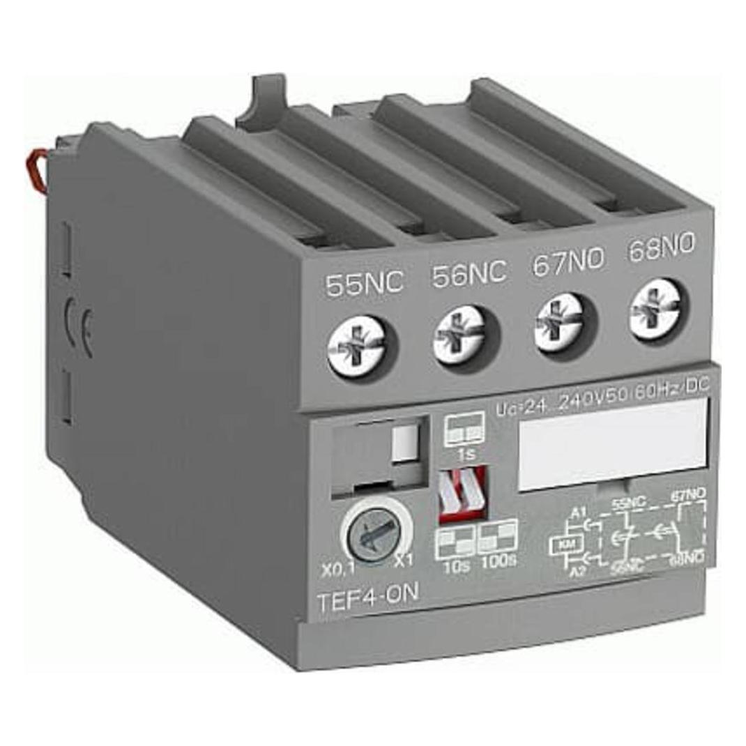 ABB Zeitschalter/Zeitblock mit verzögerter Anziehung 24-240V AC/DC für die Montage auf AF-Schütze AF (1SBN020112R1000)