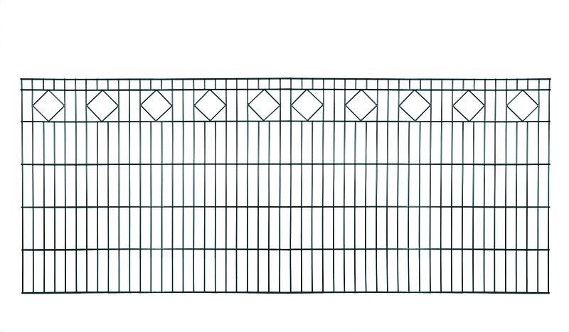 TETZNERJENT CARO Zaun RAL 7016 anth 2510 x 1000 mm, Stäbe 6/5/6 mm 08436460