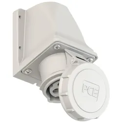 PCE 1142-1 CEE-Wandsteckdose 16A 4p 1h IP67 11421