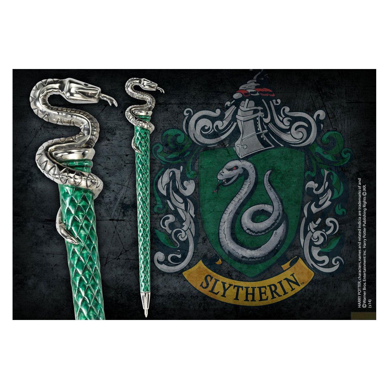 Noble Collection Harry Potter - Hogwarts Slytherin Kugelschreiber (1x) (NOB7279)