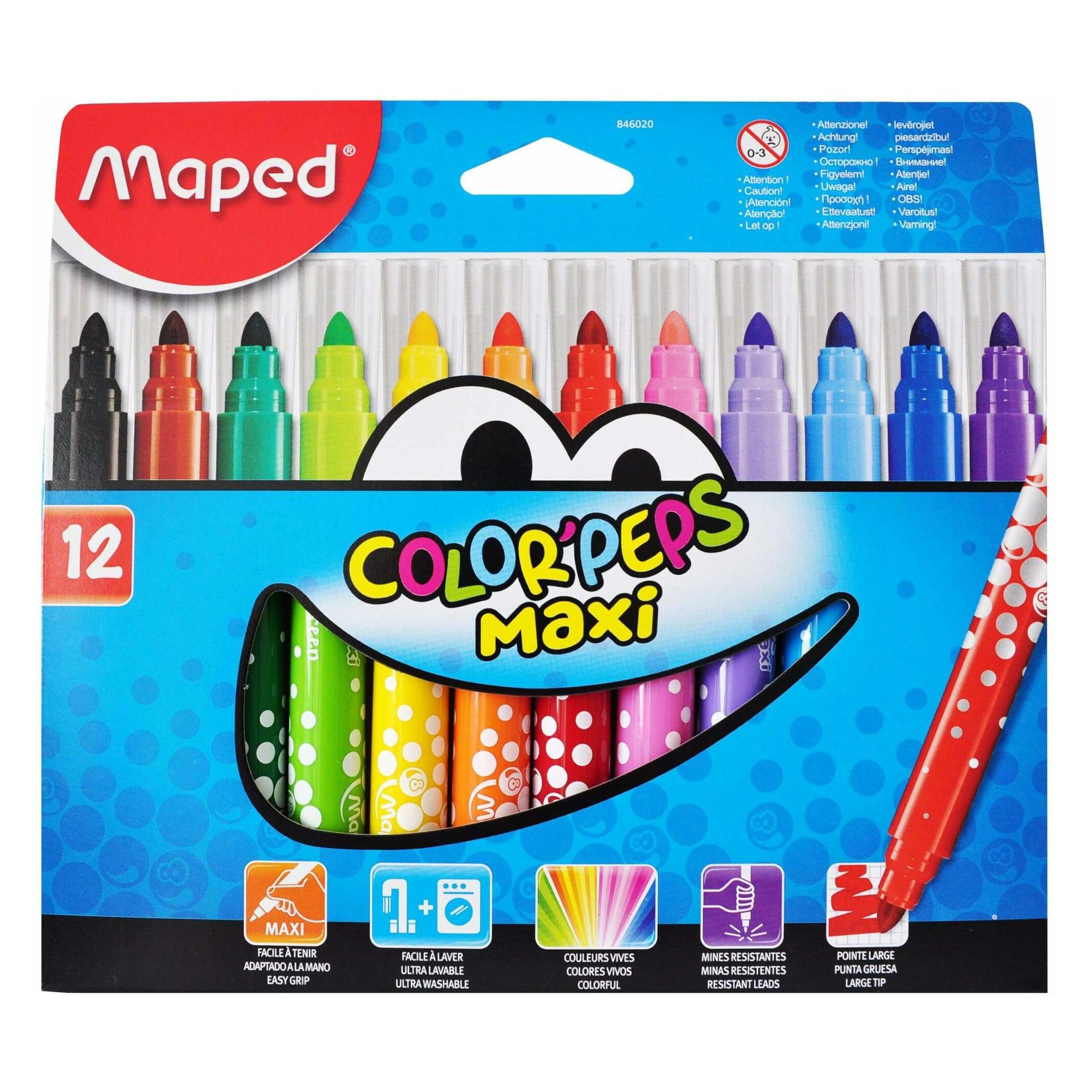 Maped Color Peps Maxi (12x) (330150)
