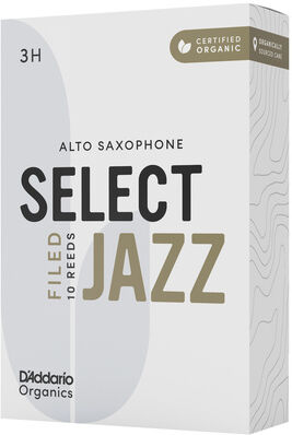 DAddario Woodwinds Organic Sel. Jazz Filed ALT 3H