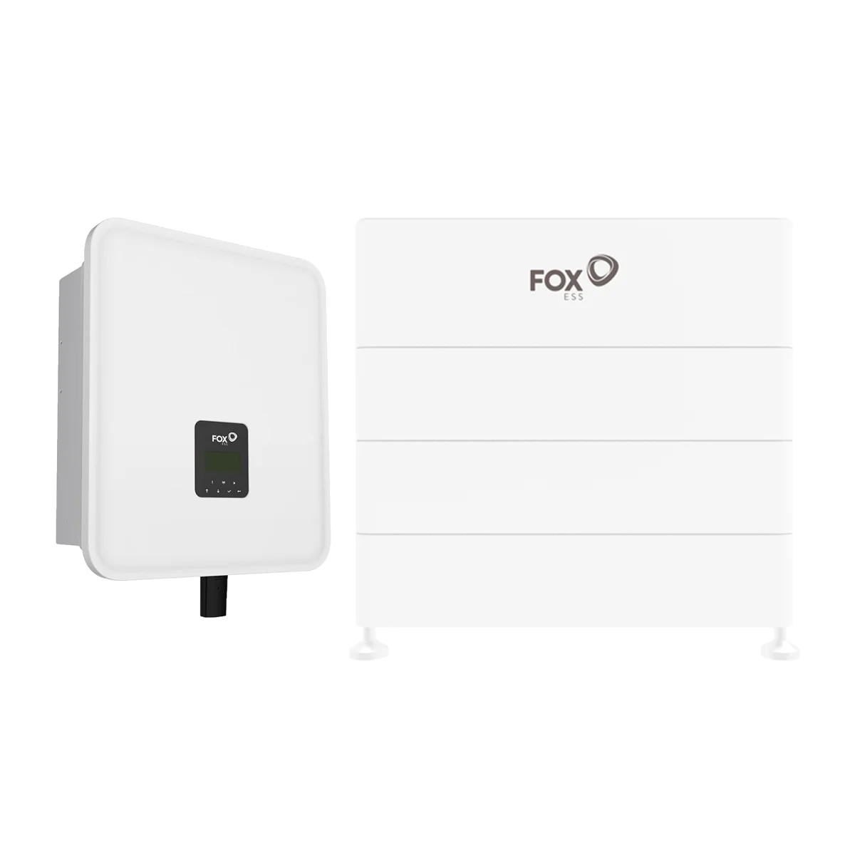 FoxESS Komplettset H3-10.0 10kW Dreiphasiger-Hybirdwechselrichter & ECS4100-H4 16.12kWh Solarspeicher