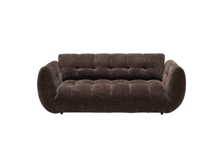 Bigsofa 218/104 cm Dunkelbraun Chenille