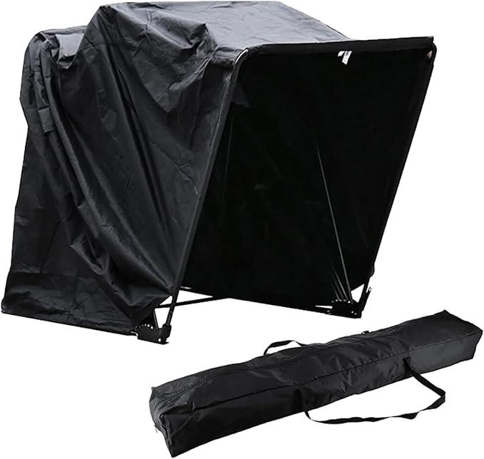Motorradgarage Motorrad Roller Moped Garage Schutzplane Zelt Cover Bike Storage Schuppen Zeltgarage Universal Faltgarage Plane Oxford Gewebe Motorradzelt Faltzelt Wasserdicht Quad Motorcycle