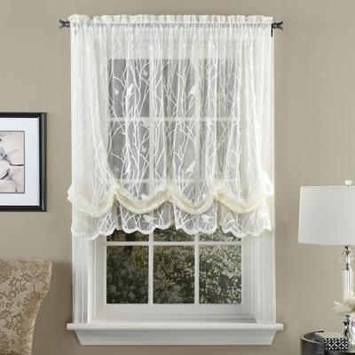 H.c. International, Inc. Troubadour Lace Balloon Shade 56 x 63, 56 x 63, Ivory