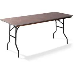 Feros Bankettisch/Klapptisch holz rechteckig 220x76 cm, 21220