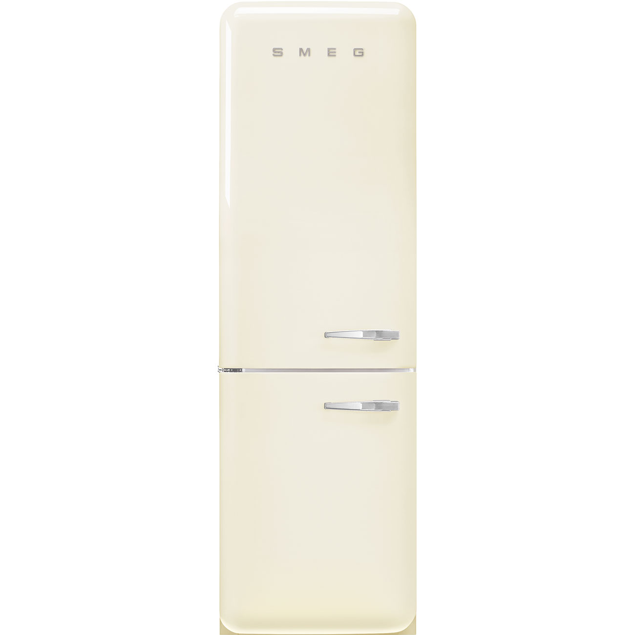 SMEG FAB32LCR5 Kühl-Gefrierkombination Linksanschlag Creme 50's Style