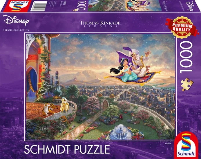 Schmidt Spiele Thomas Kinkade Studios: Disney - Aladdin (1000 Teile)
