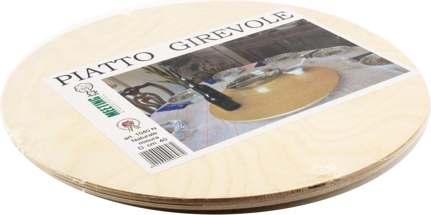 Sottopiatto Meeting 1040N Girevole Natural