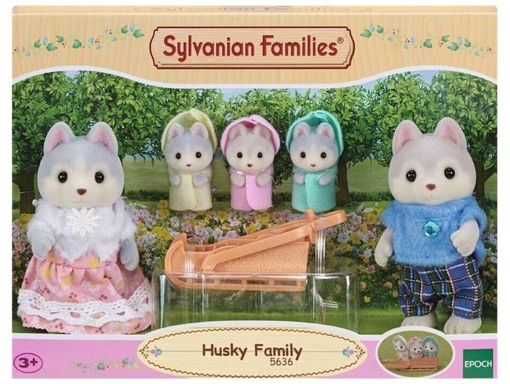 Sylvanian Families Husky Familie