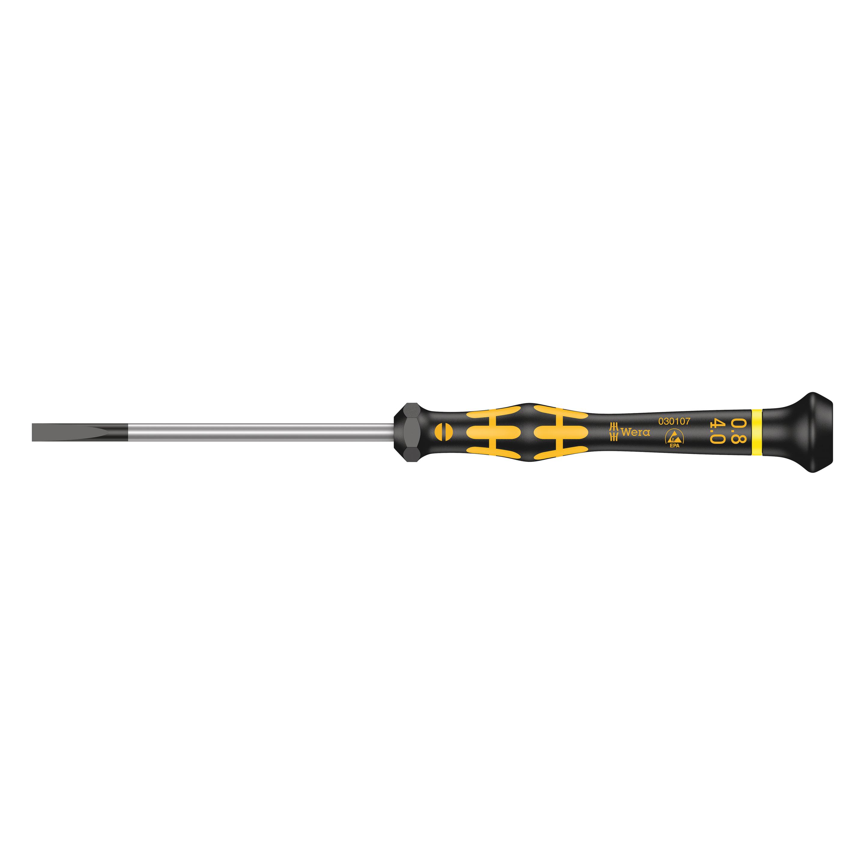 Wera 1578 A ESD Micro 0,80 x 4,0 x 80 mm (Schlitzschrauben) (5030107001)