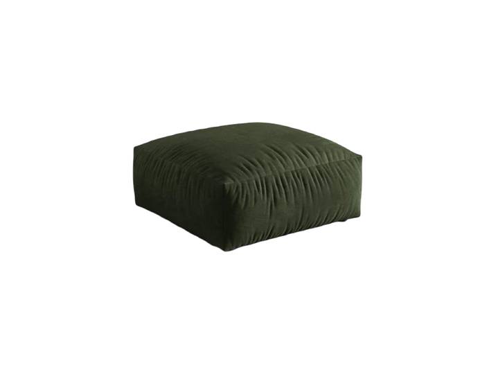 Design Sitzpouf „Martina“ Samt Grün 106 x 106 cm Micadoni