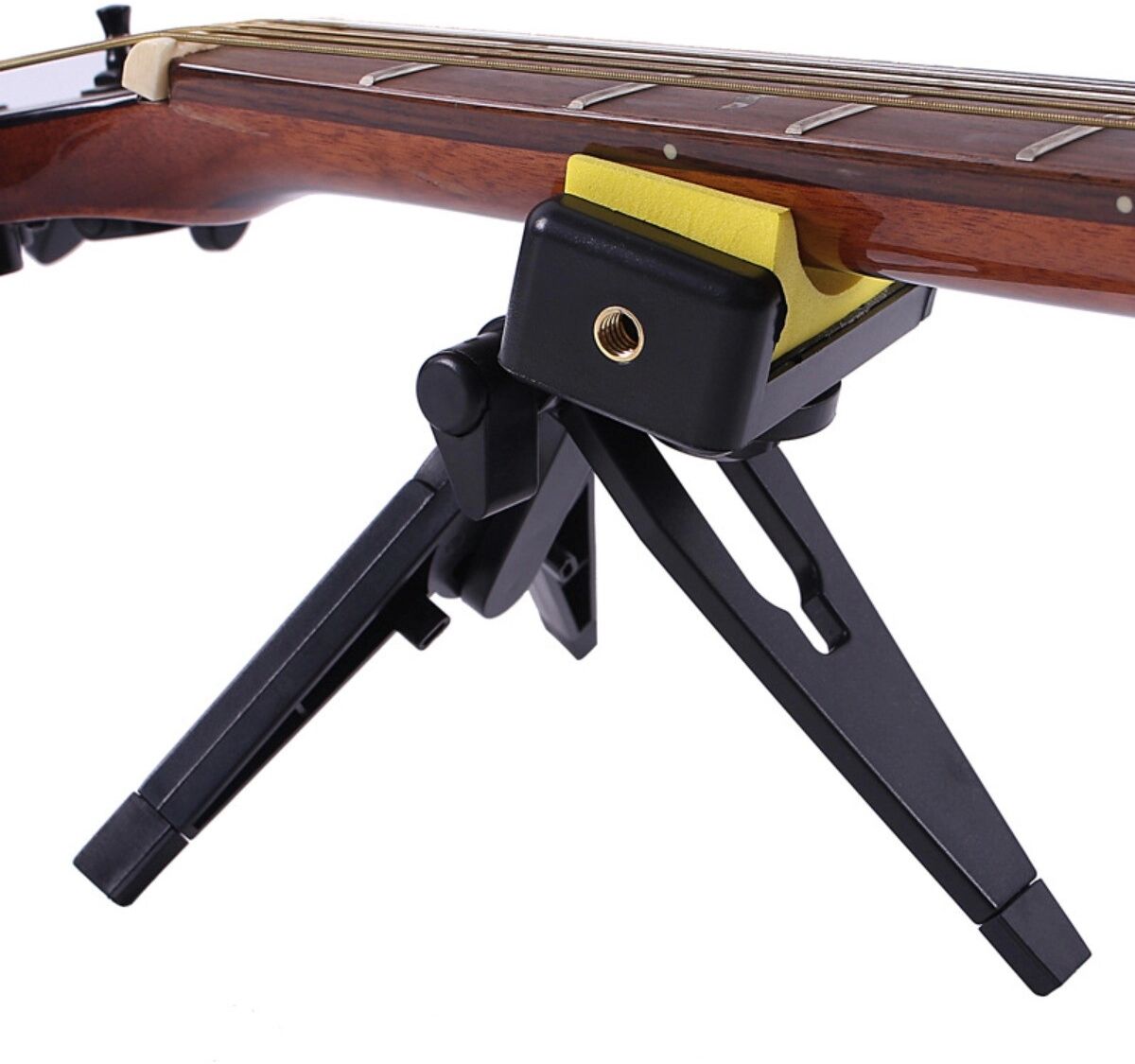 INF Repose-manche de guitare QJT-0506 - Support pliable ABS non-abîmante pour guitare et basse