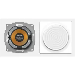 smart things WallBase 80 Magnetic Wireless Charger (15 W), Wireless Charger, Weiss