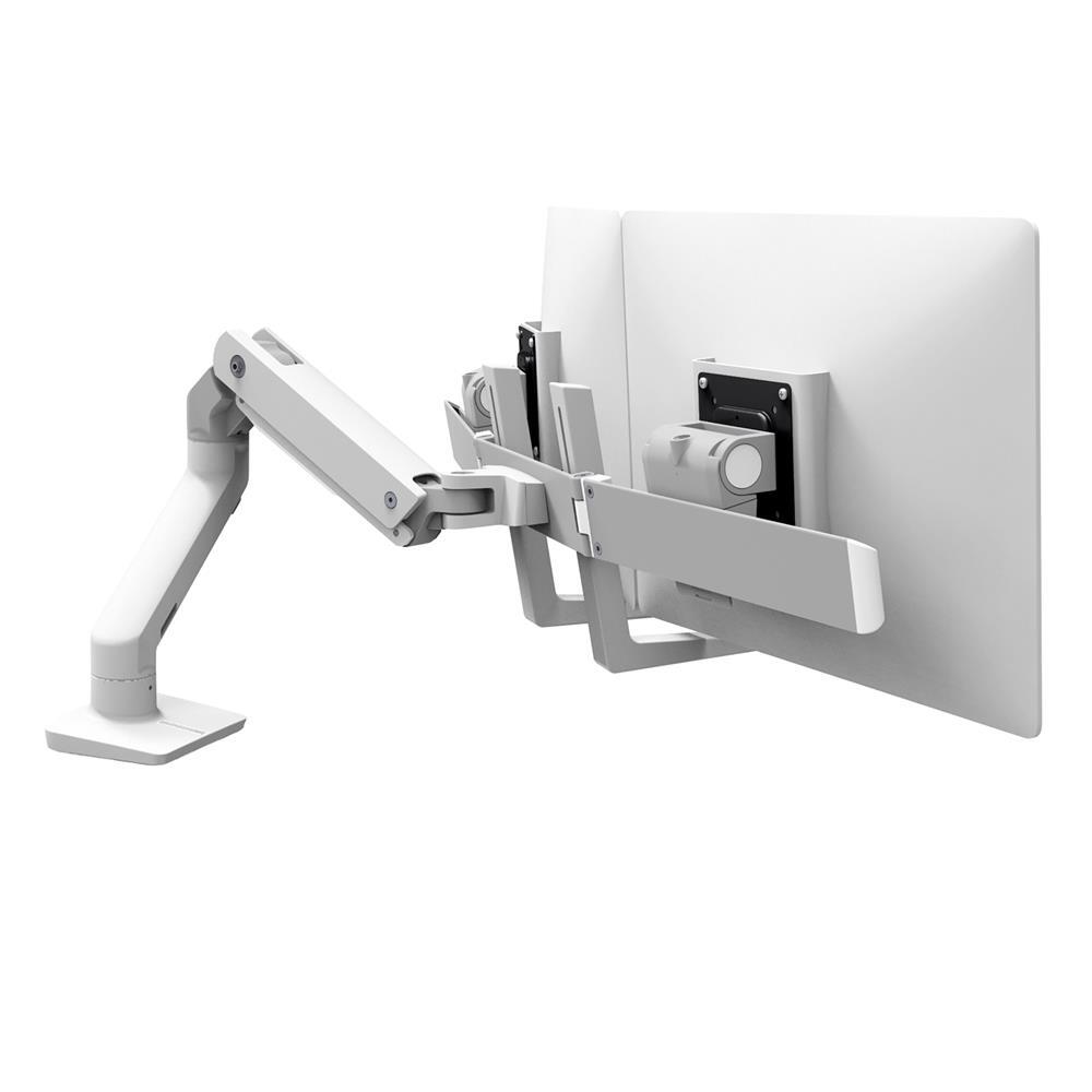 Ergotron HX Dual Monitorarm Tischhalterung für zwei Monitore bis 81,28 cm 32 Zoll weiß 45-476-216