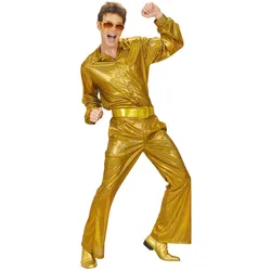 Widmann Disco Glitzer Herrenhose gold (L, M)