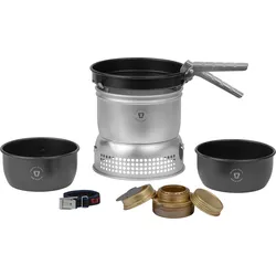 Trangia Trangiakök 27-5 UL Campingkochset 3- teilig mit Spiritusbrenner Set 2 grau