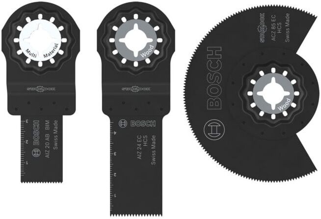 BOSCH Jeu de lames bois et métaux tendres, 3 pièces (2607017774)