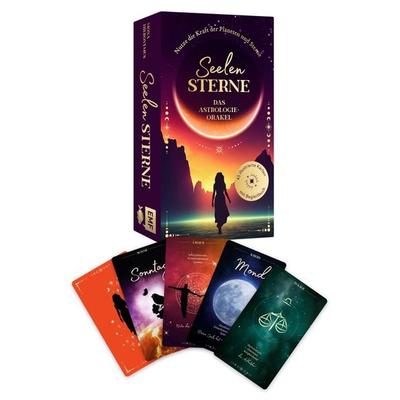 Orakel-Kartenset: Seelensterne – Das Astrologie-Orakel, Gebundene Ausgabe von Mona Hieronymus, Edition Michael Fischer / EMF Verlag, 978-3-7459-1946-2